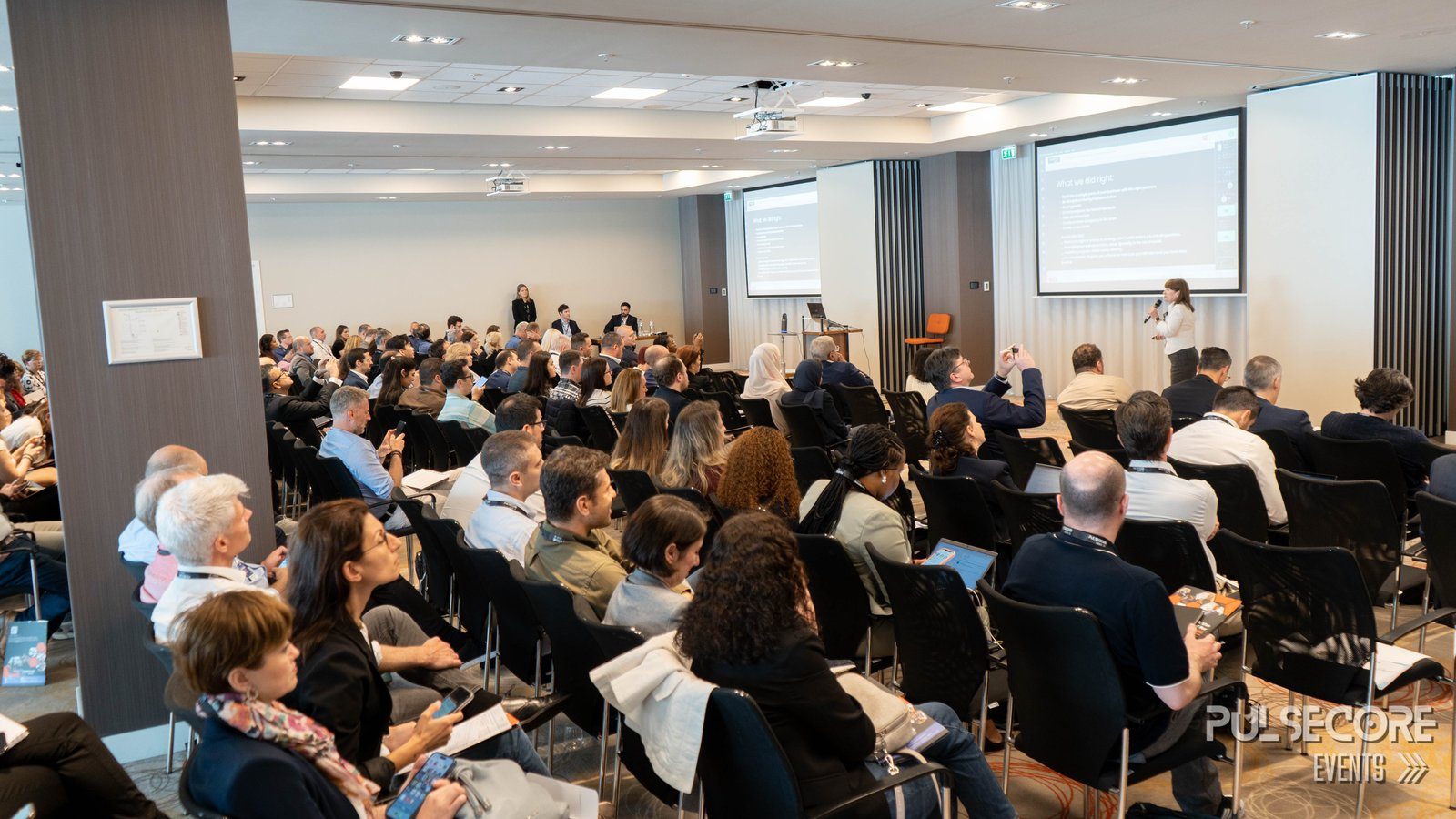 Photograph from a previous edition of the Excellence in Digital Banking summit organised by PulseCore Events, held in Amsterdam, Netherlands